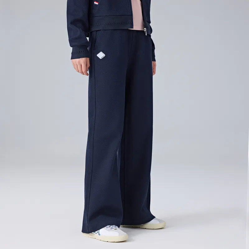 Kappa 1916 Series Knitted Sweatpants Women's Midnight Blue-2