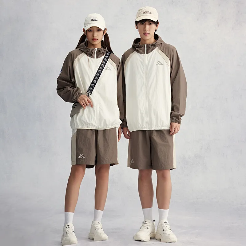 Kappa 1916 Summer Casual Shorts Unisex Korean White-2