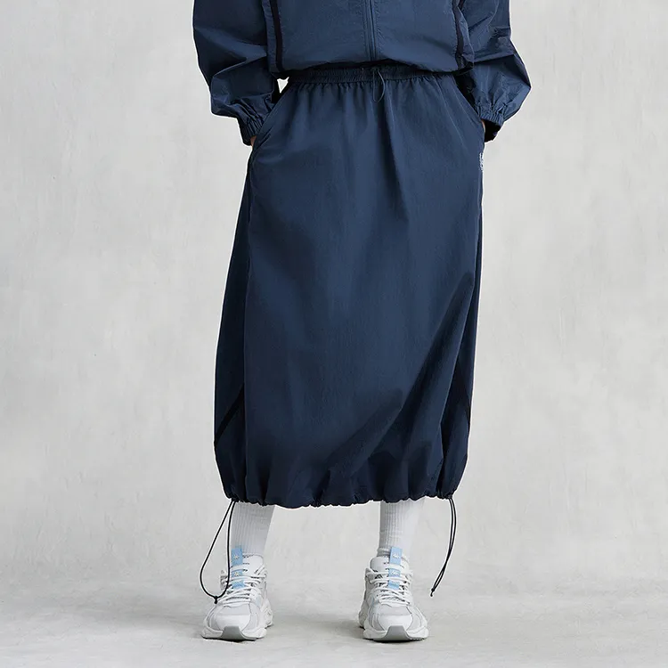 Kappa Casual Long Skirts Women's Dark Blue Gray 0123-2