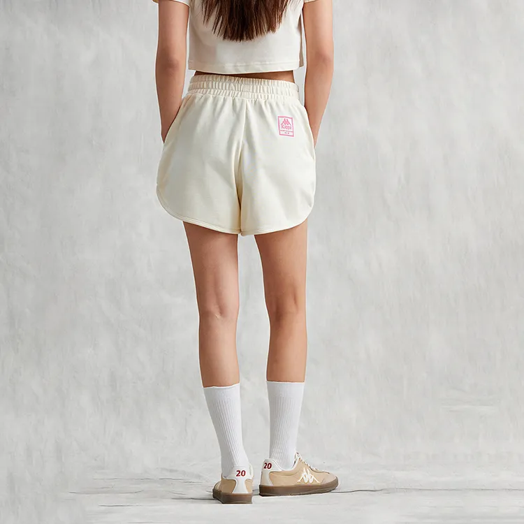Kappa Casual Shorts Women's Tallow White-3