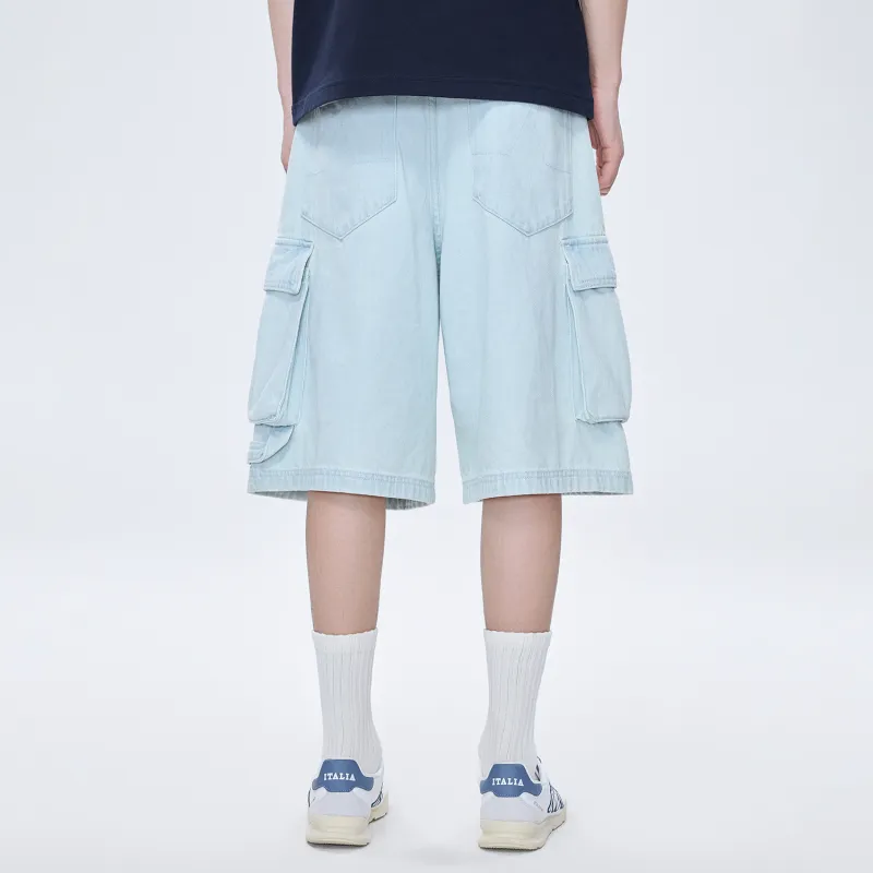 Kappa Denim Shorts Unisex-12