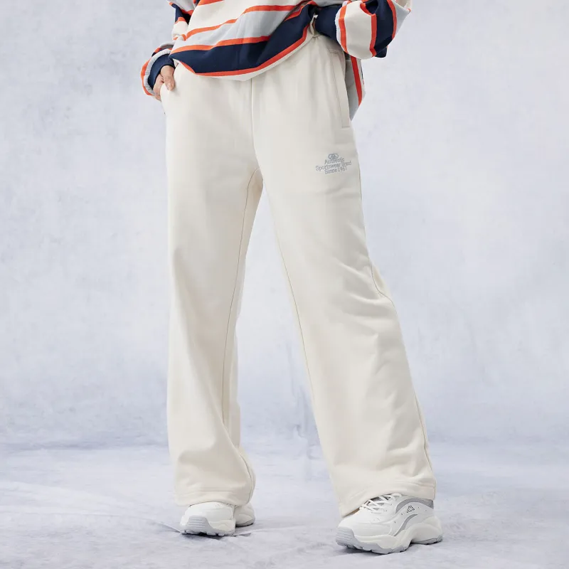 Kappa PLAYER Knitted Sweatpants Women's White-5