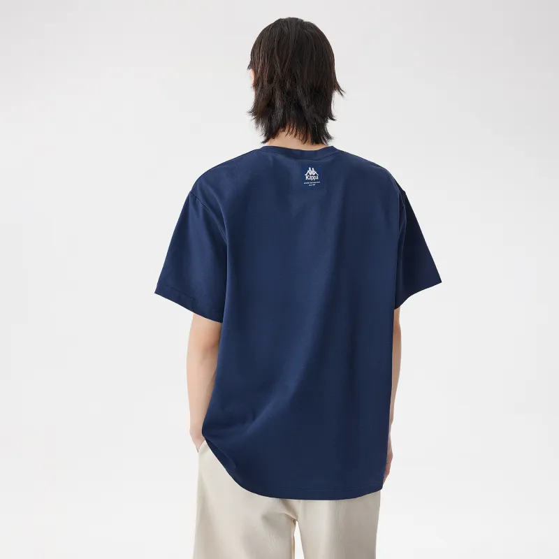 Kappa PLAYER T Shirt Unisex Outer Space Blue-2