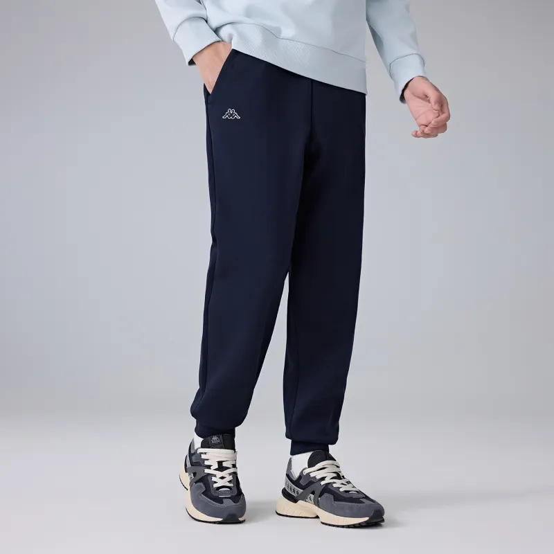 Kappa 1916 Series Knitted Sweatpants Men's Midnight Blue-2