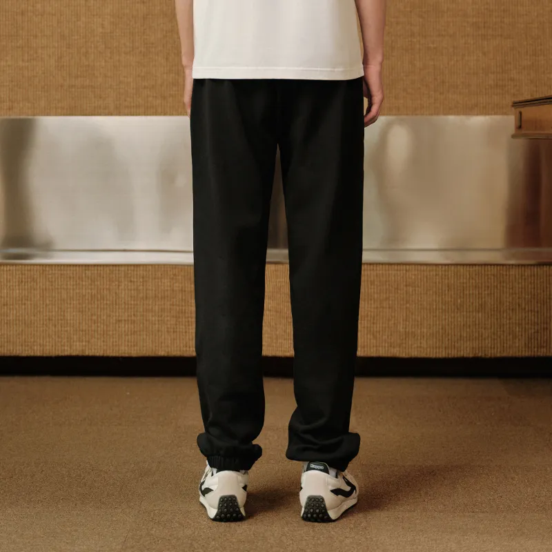 Kappa 1916 Series Knitted Sweatpants Men's Black-4