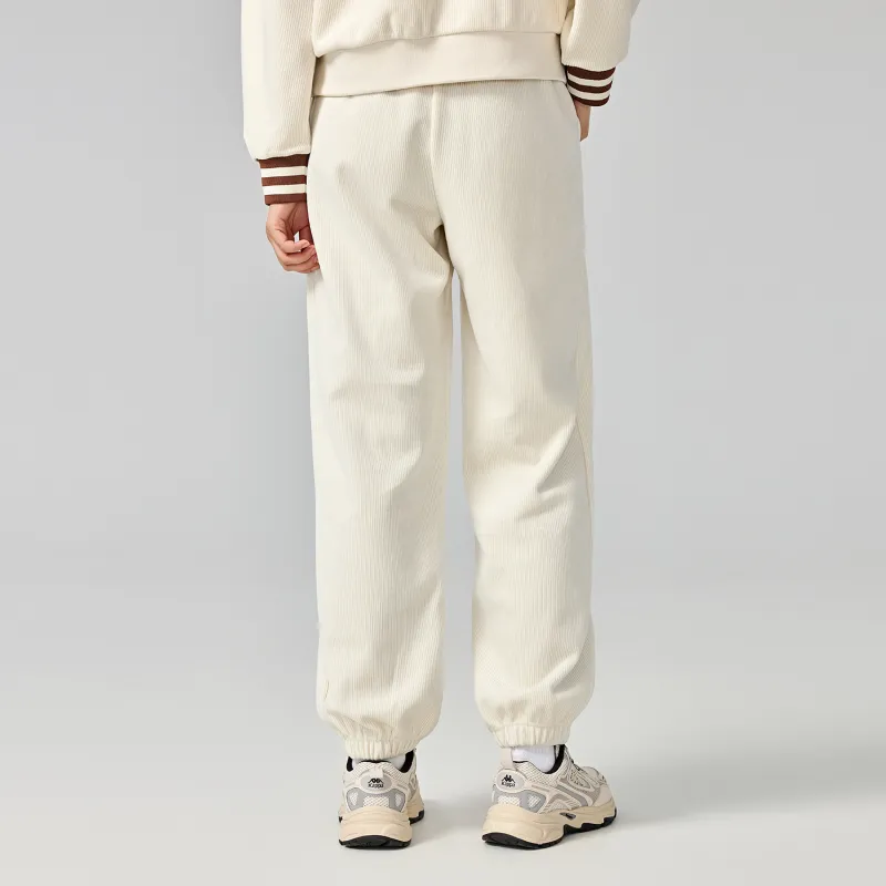 Kappa 1916 Series Knitted Sweatpants Women's White-2