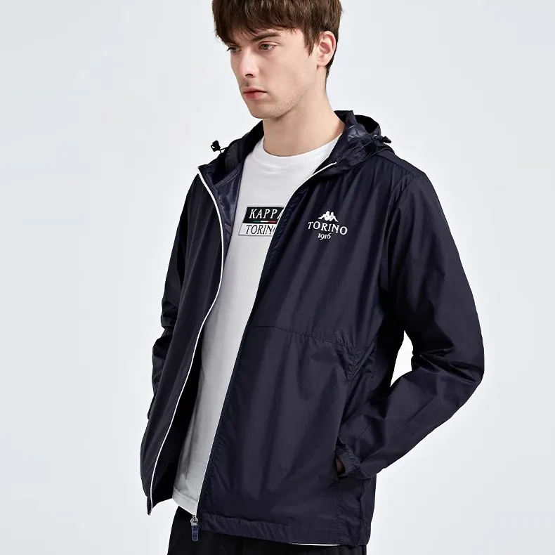 Kappa SS22 Jacket Men's Deep Sea Blue-4