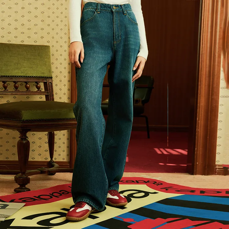 Kappa Year Of The Dragon Collection New Year Collection SS24 Jeans Women's Medium Denim Blue-3