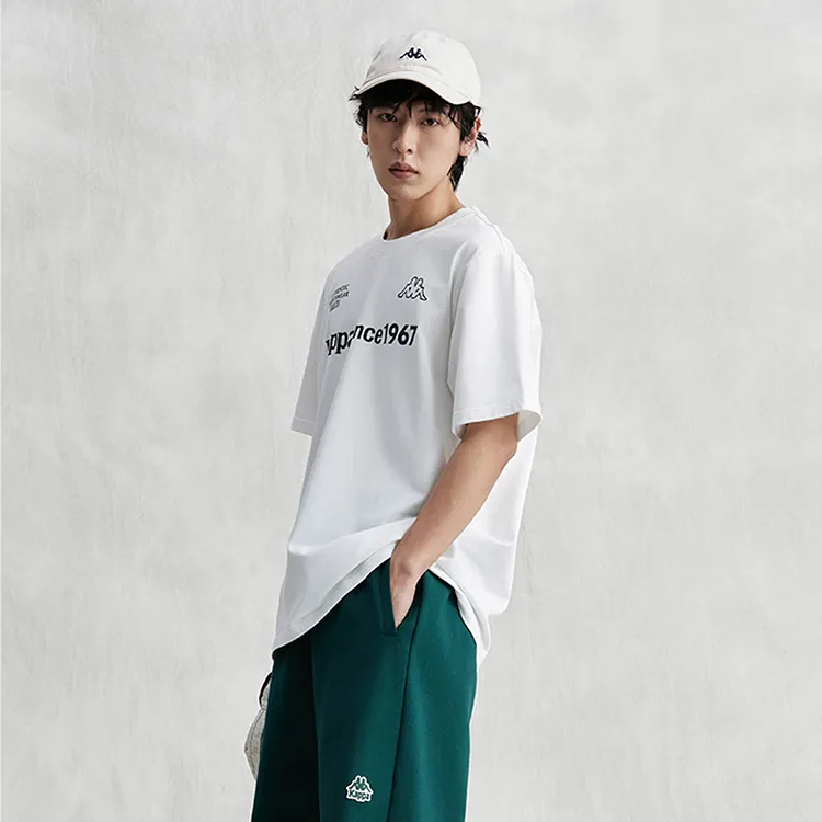 Kappa 1916 Series T Shirt Men's Korean White-5