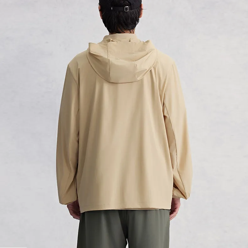 Kappa Waterproof, Windproof, UV Protection, And Breathable Windbreaker Jacket Men's Khaki-4