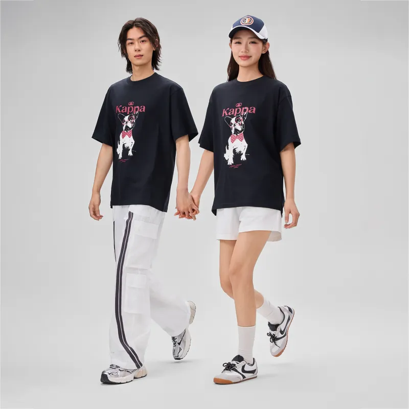 Kappa 1916 Series T Shirt Unisex Black-6