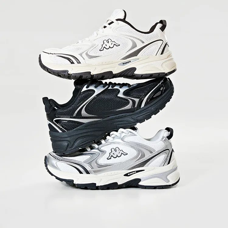 Kappa Capa Low Top Chunky Sneakers Unisex Moon Gray-6