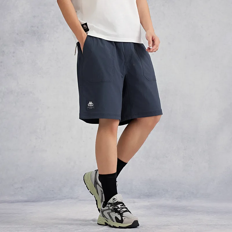 Kappa PLAYER Player Collection Summer Casual Shorts Men's Iron Asphalt Gray-4