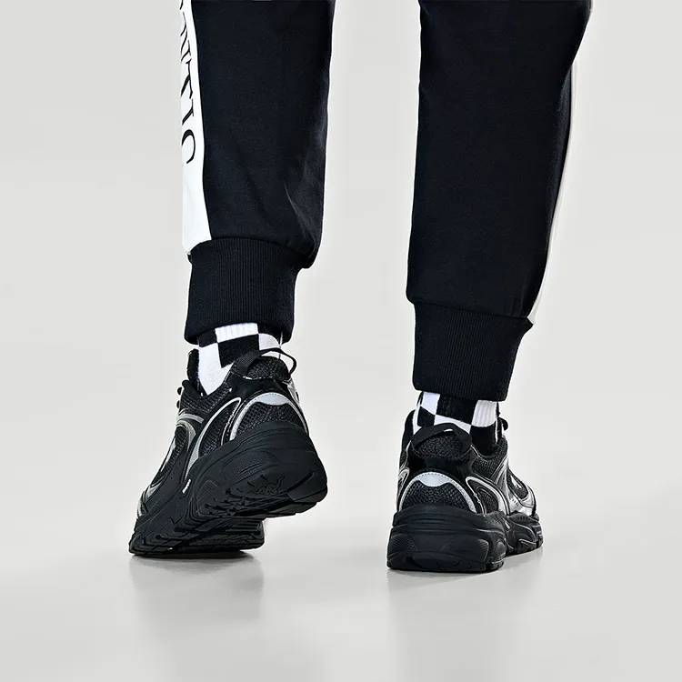 Kappa Low Top Chunky Sneakers Unisex Black-8
