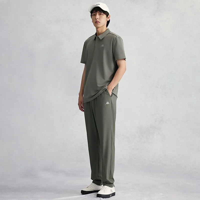 Kappa GARA Series Polo Shirt Men's Gray Green-2