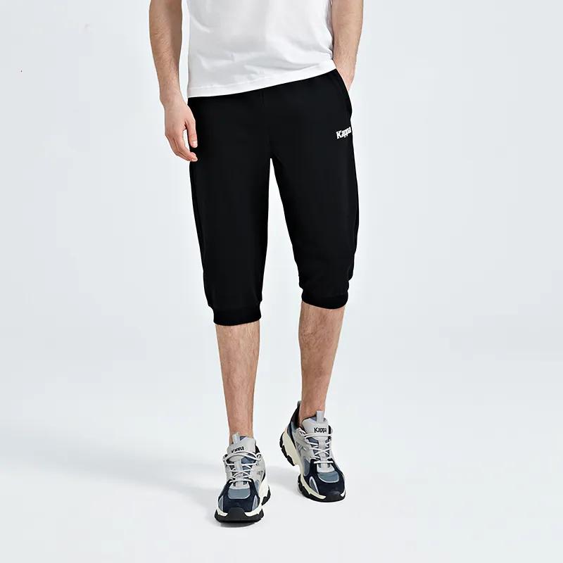 Kappa Knitted Sports Pants Men's Black-2