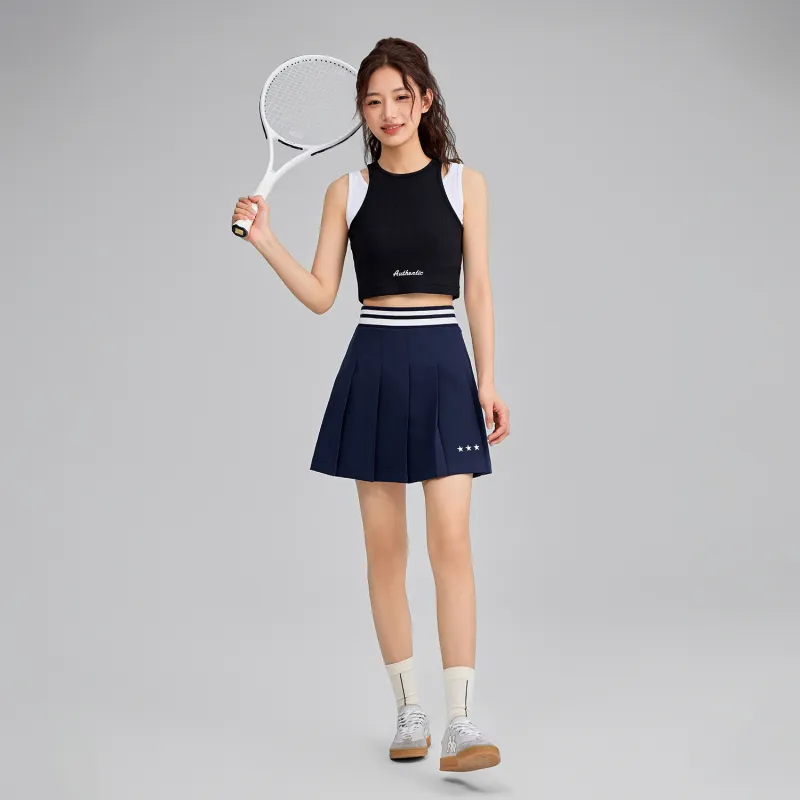 Kappa 1916 Series Casual Short Skirts Women's Midnight Blue-6