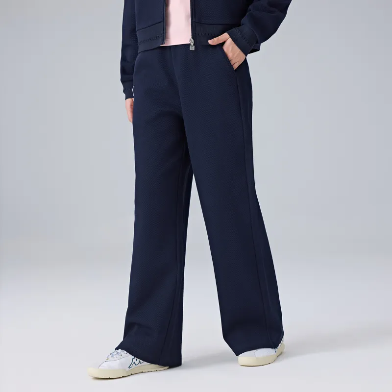 Kappa 1916 Series Knitted Sweatpants Women's Midnight Blue-3