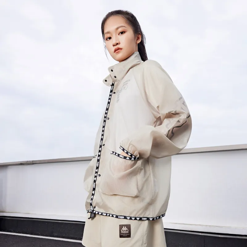 Kappa Trench Coat Unisex Bleach-7