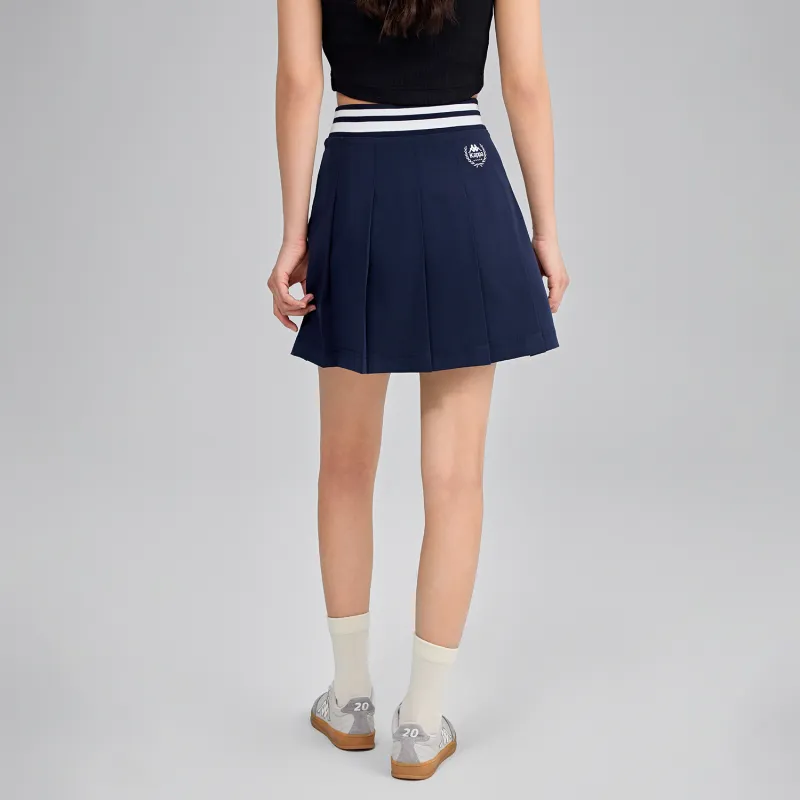 Kappa 1916 Series Casual Short Skirts Women's Midnight Blue-4