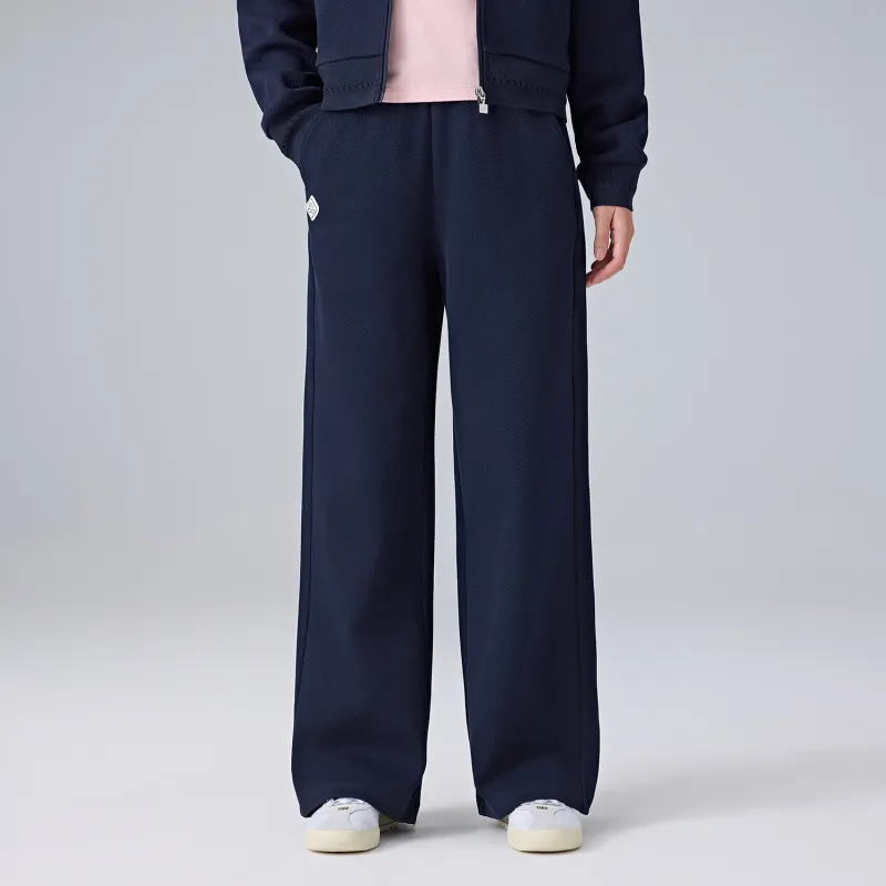 Kappa 1916 Series Knitted Sweatpants Women's Midnight Blue-4