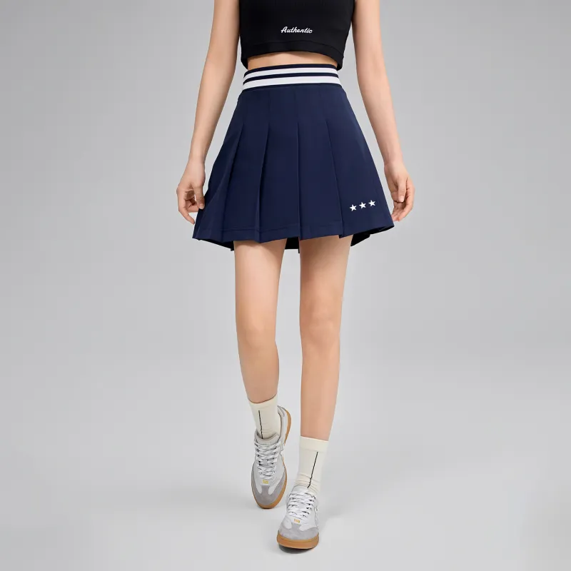 Kappa 1916 Series Casual Short Skirts Women's Midnight Blue-2