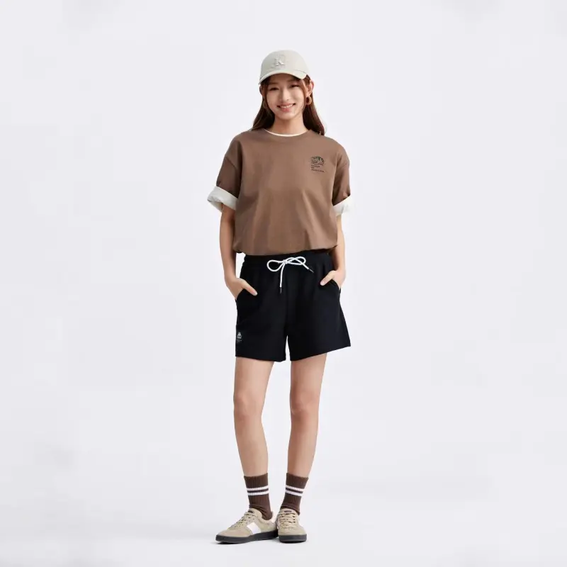 Kappa T Shirts Unisex Coffee Brown 6527-5