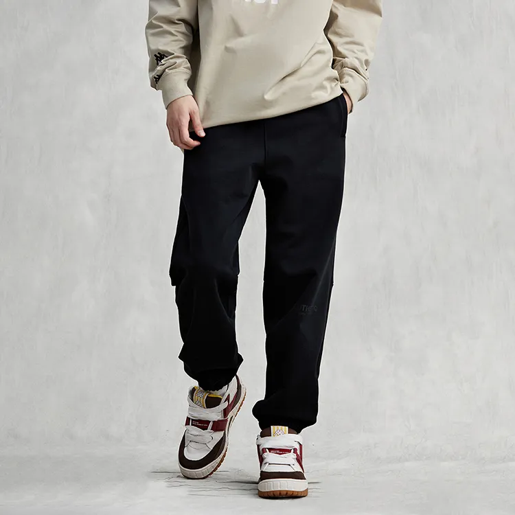Kappa Casual Pants Unisex Mineral Black KA02-6