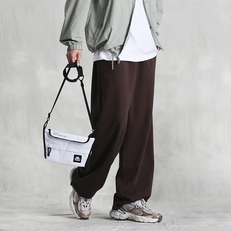 Kappa Casual Pants Men's Chocolate Dark Brown-4