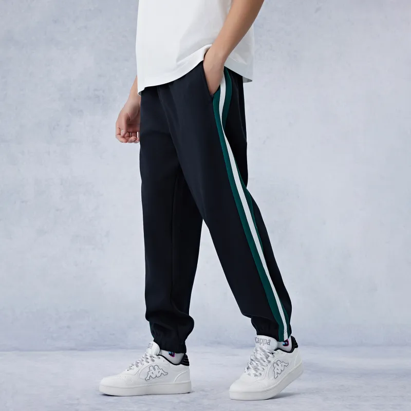Kappa 1916 Series Knitted Sweatpants Men's Black-6