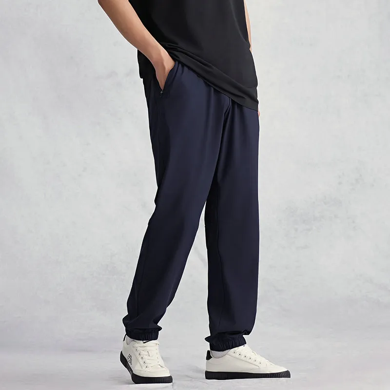 Kappa Knitted Sweatpants Men's Midnight Blue-2