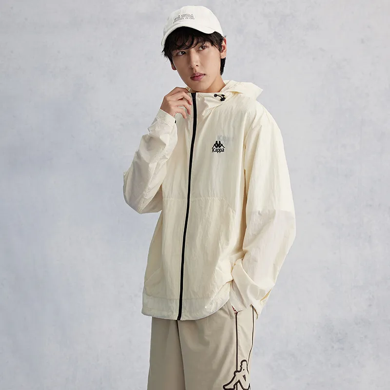Kappa SS24 Sun Protection Clothing For Summer Unisex White-4