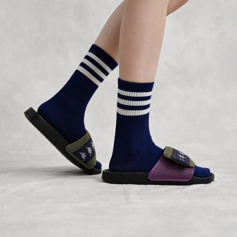 Kappa Slip Resistant Odor Resistant Slide Slippers Unisex Healing Purple-8