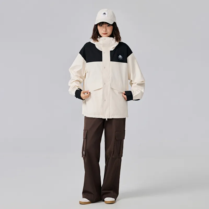 Kappa PLAYER Jackets Coats Unisex White-7