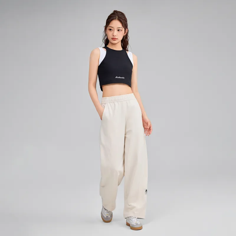 Kappa PLAYER Casual Pants Women's Malt Beige Brown-6