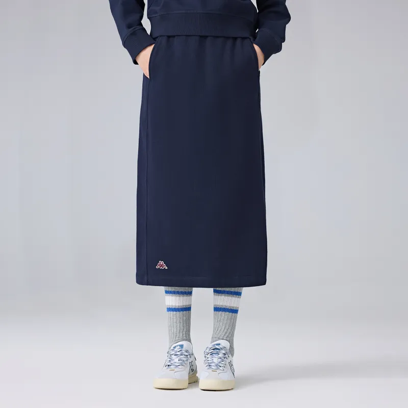 Kappa 1916 Series Casual Short Skirts Women's Midnight Blue-3