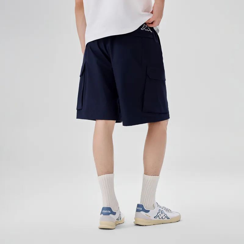 Kappa 1916 Series Casual Shorts Men's Midnight Blue-5