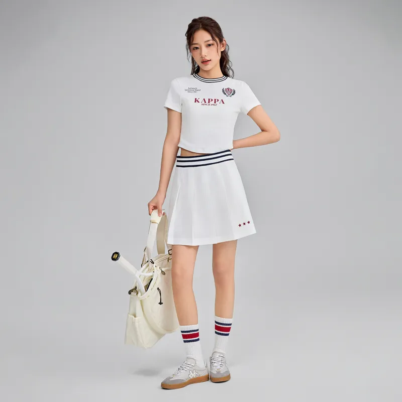 Kappa 1916 Series Casual Short Skirts Women's White 012-7