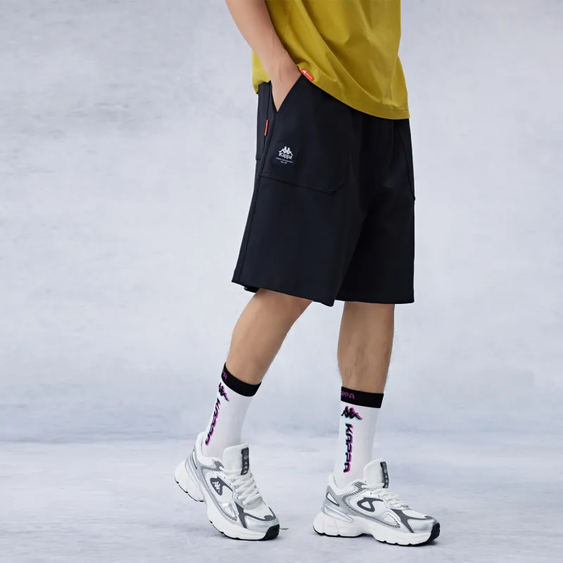 Kappa Summer Casual Shorts Men's Black-3