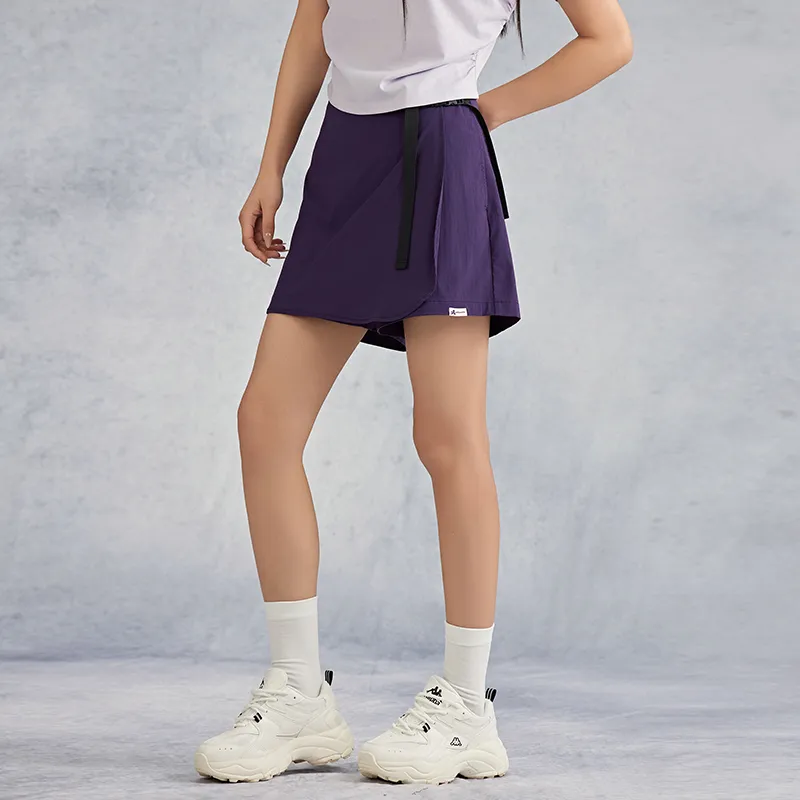Kappa Summer Casual Shorts Women's Dark Purple-2