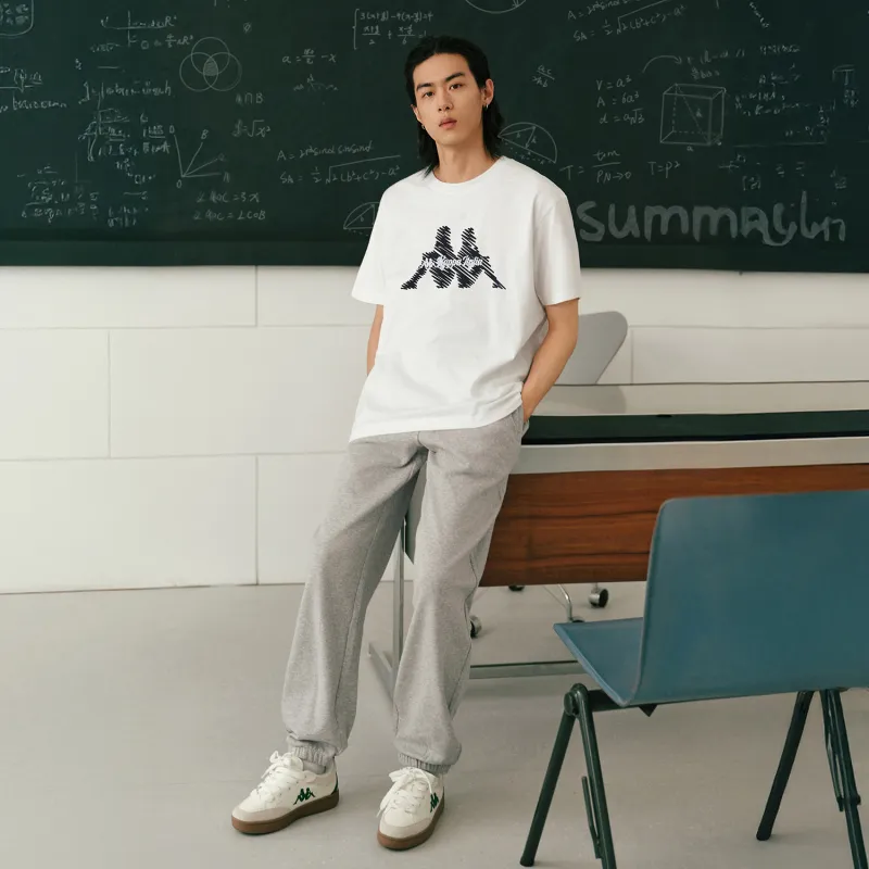 Kappa T Shirts Unisex Korean White 012-6