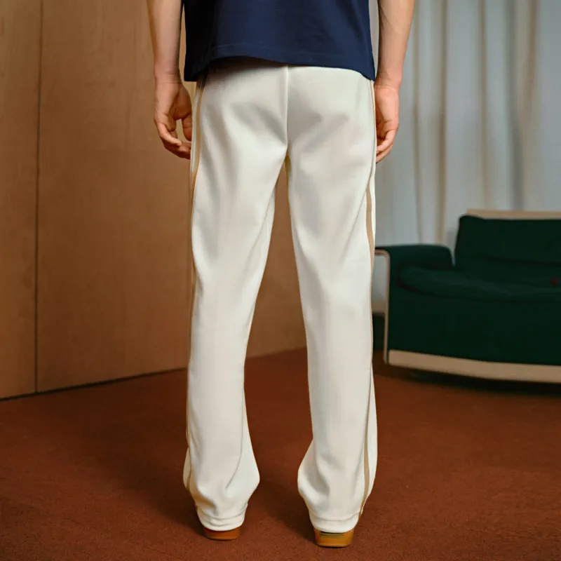 Kappa 1916 Series Casual Pants Unisex Tallow White-3