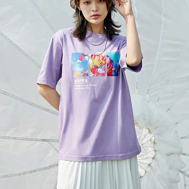 Kappa Reality Mirror Drop Shoulder Sleeve T-Shirt Unisex-10