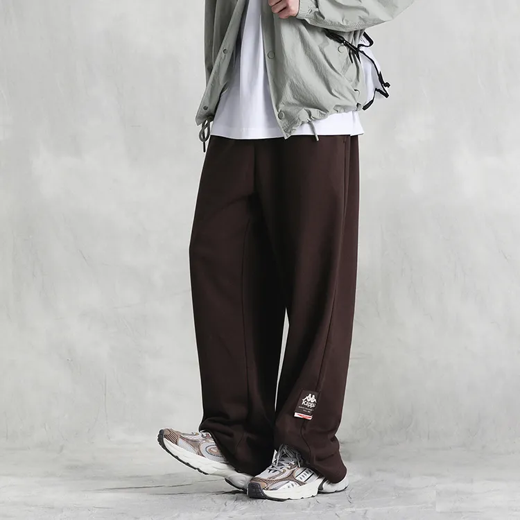 Kappa Casual Pants Men's Chocolate Dark Brown-3