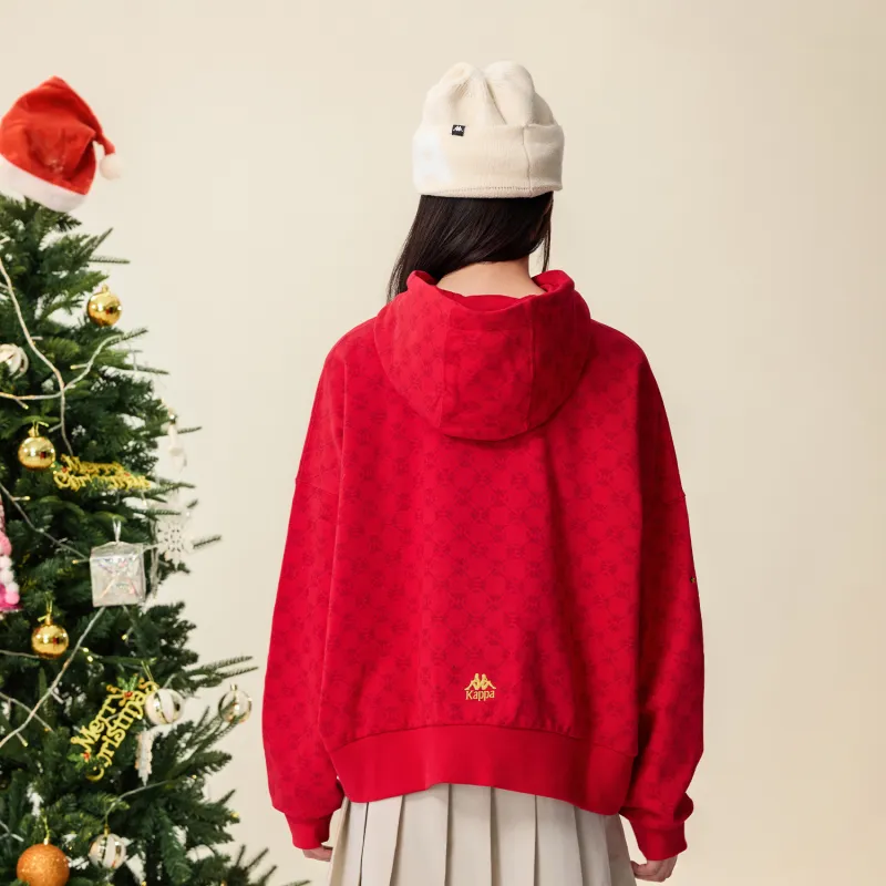 Kappa Sweatshirts Women's New Year Red All Over Print 5814P-2