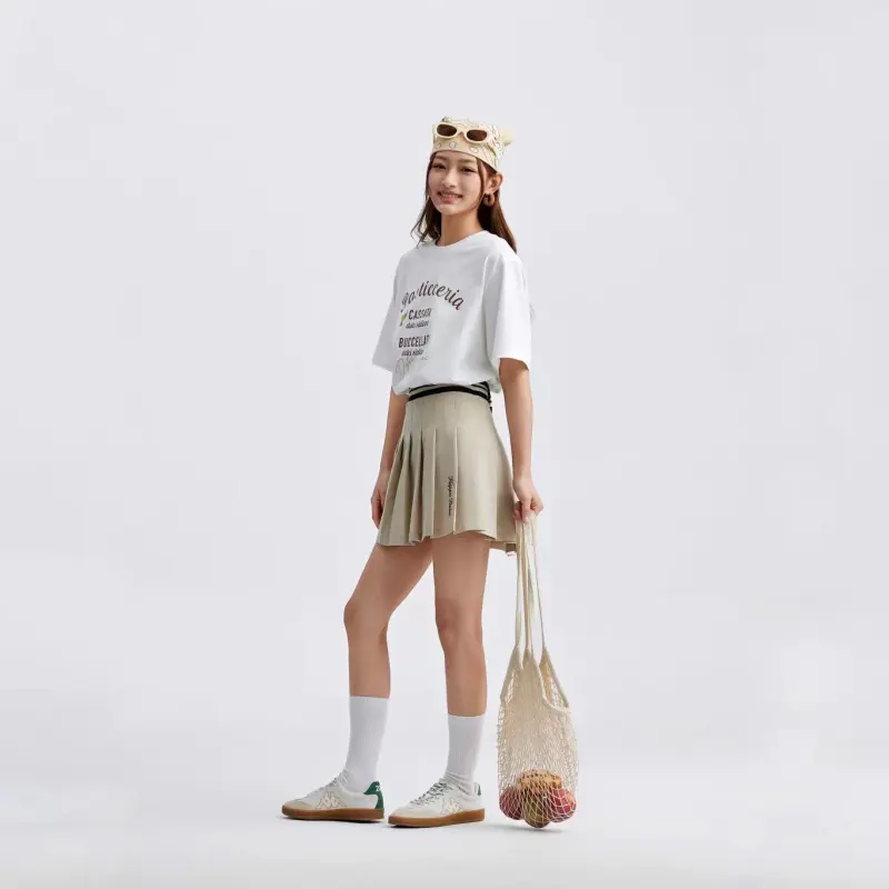 Kappa T Shirt Unisex Korean White-3