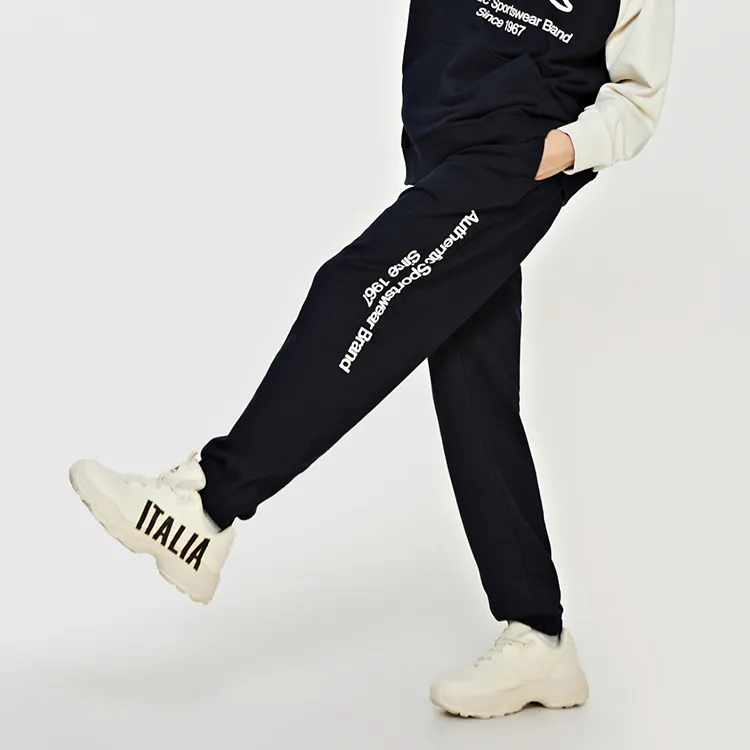 Kappa Casual Pants Men Midnight Blue Black 906-5