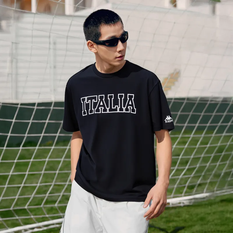 Kappa 1916 Series T Shirt Unisex Black-4