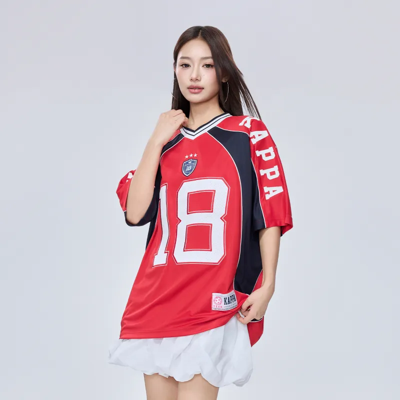 Kappa T Shirts Unisex Vivid Red 5819-3