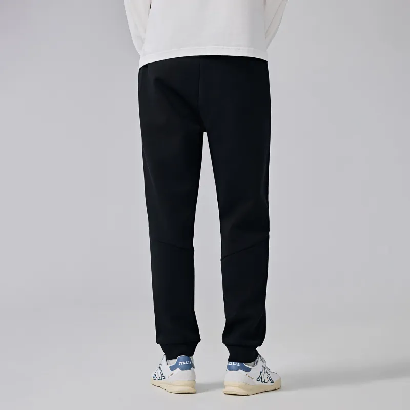 Kappa Knitted Sweatpants Men's Black-4